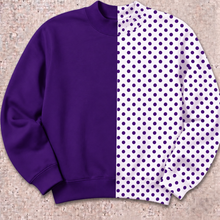 Load image into Gallery viewer, Purple and white spilt
