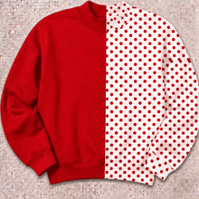 Load image into Gallery viewer, Red and white split
